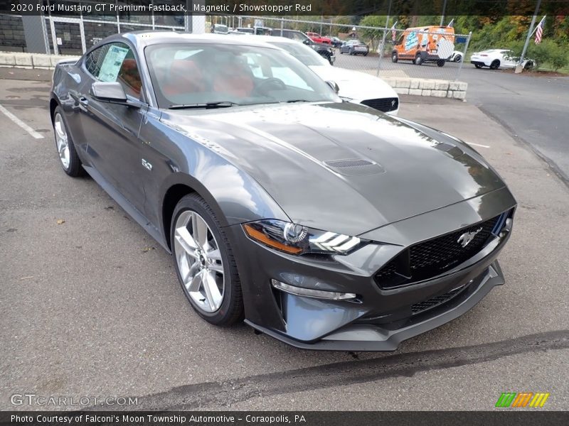 Front 3/4 View of 2020 Mustang GT Premium Fastback
