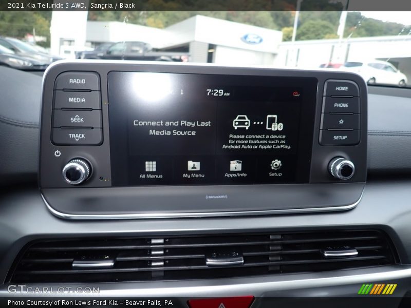 Sangria / Black 2021 Kia Telluride S AWD