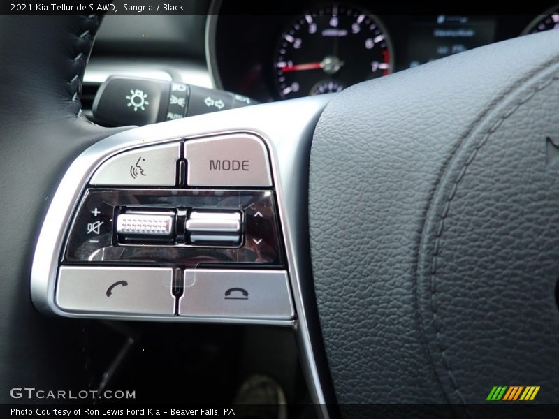 Sangria / Black 2021 Kia Telluride S AWD