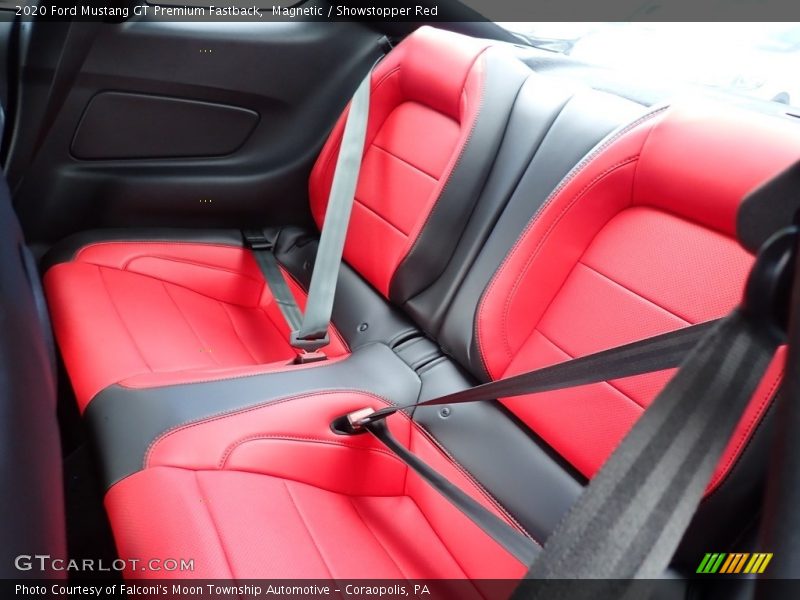 Rear Seat of 2020 Mustang GT Premium Fastback