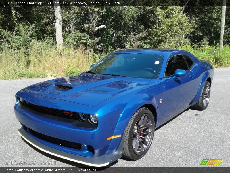 Indigo Blue / Black 2019 Dodge Challenger R/T Scat Pack Widebody