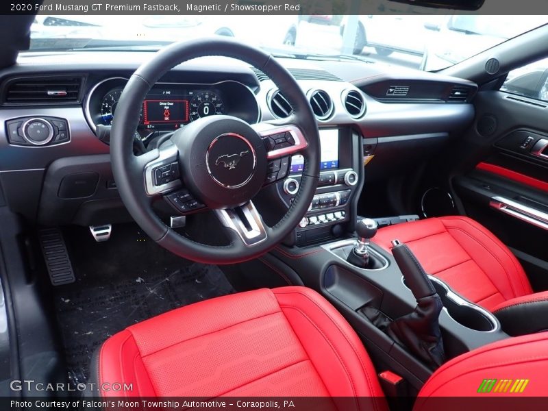 Front Seat of 2020 Mustang GT Premium Fastback