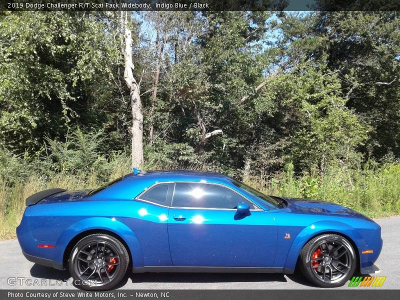 Indigo Blue / Black 2019 Dodge Challenger R/T Scat Pack Widebody
