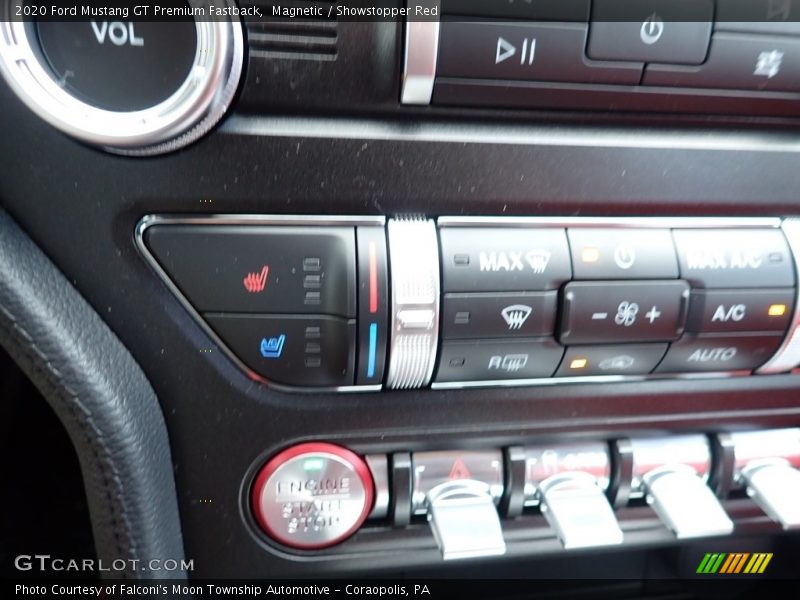 Magnetic / Showstopper Red 2020 Ford Mustang GT Premium Fastback