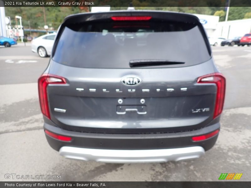Gravity Gray / Black 2021 Kia Telluride LX AWD