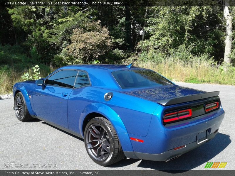 Indigo Blue / Black 2019 Dodge Challenger R/T Scat Pack Widebody