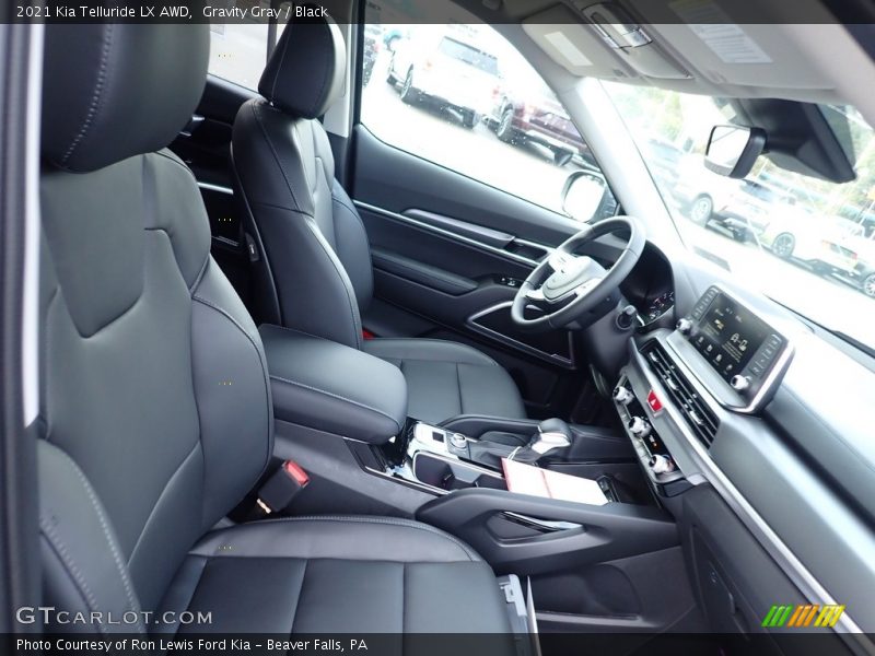 Gravity Gray / Black 2021 Kia Telluride LX AWD