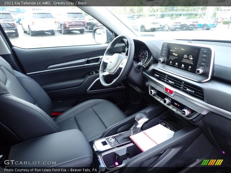 Gravity Gray / Black 2021 Kia Telluride LX AWD