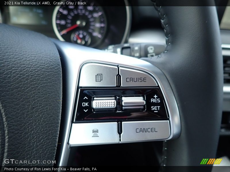 Gravity Gray / Black 2021 Kia Telluride LX AWD