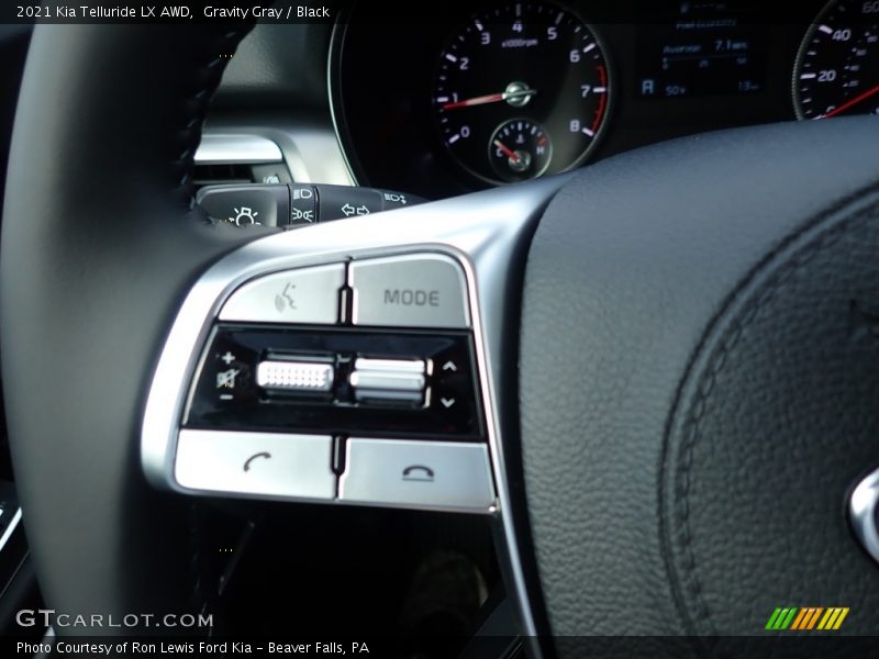 Gravity Gray / Black 2021 Kia Telluride LX AWD