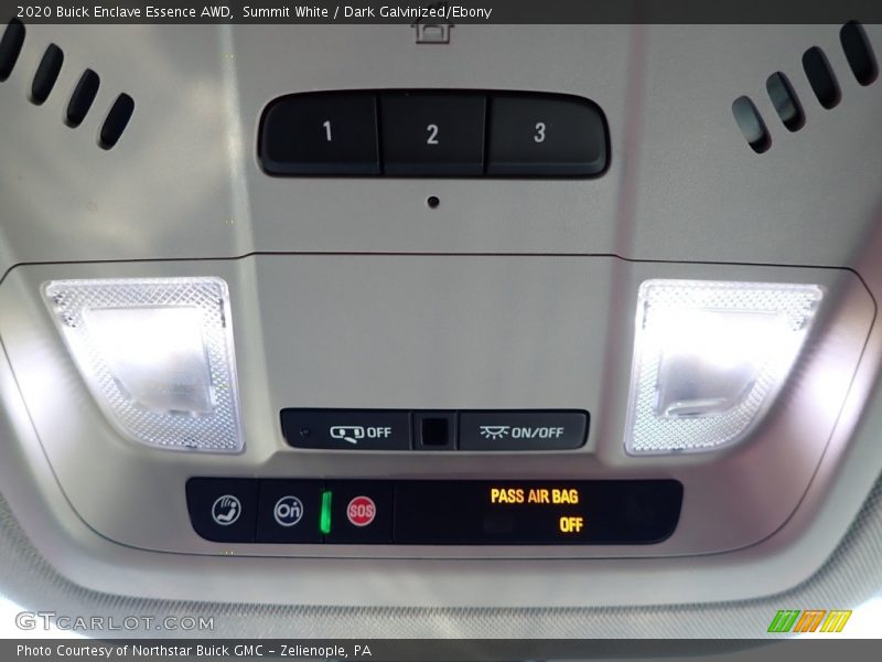 Summit White / Dark Galvinized/Ebony 2020 Buick Enclave Essence AWD