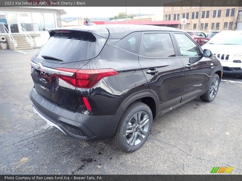Black Cherry / Black 2021 Kia Seltos LX AWD