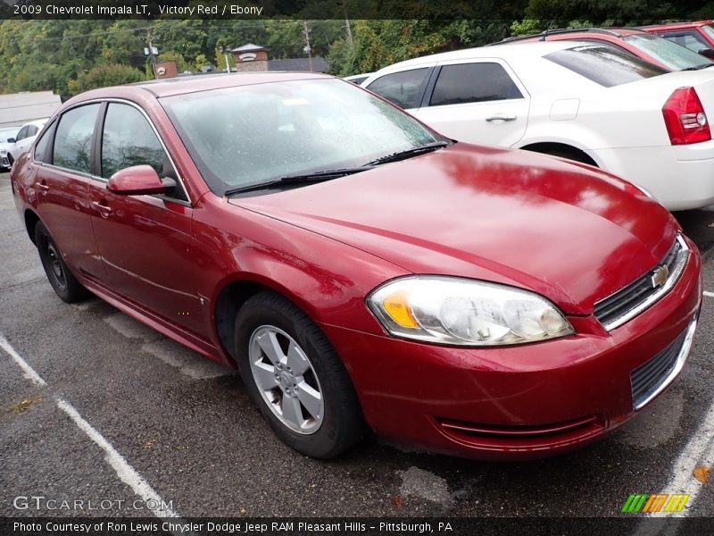 Victory Red / Ebony 2009 Chevrolet Impala LT