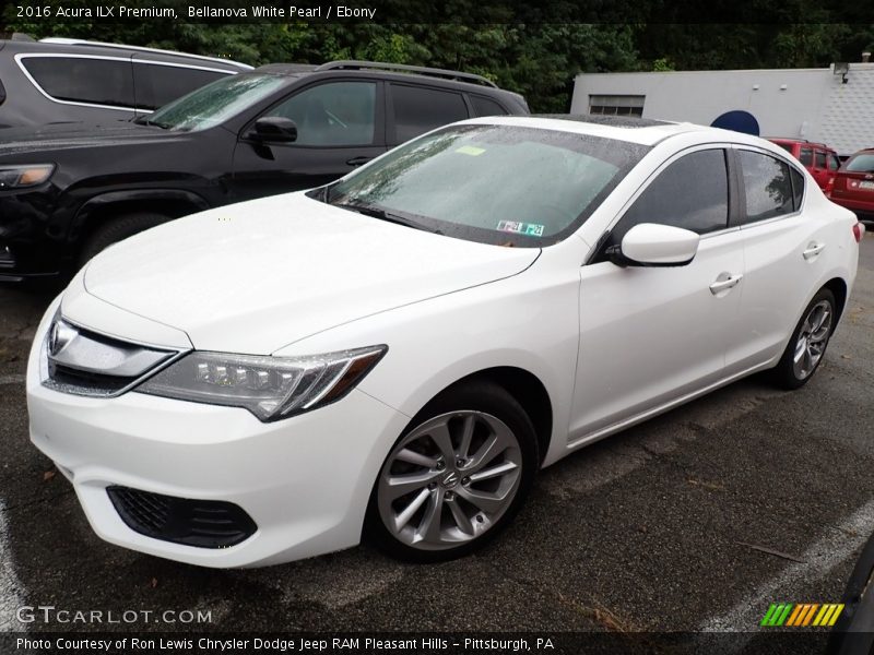 Bellanova White Pearl / Ebony 2016 Acura ILX Premium