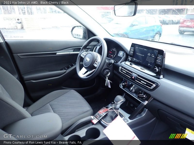 Black Cherry / Black 2021 Kia Seltos LX AWD