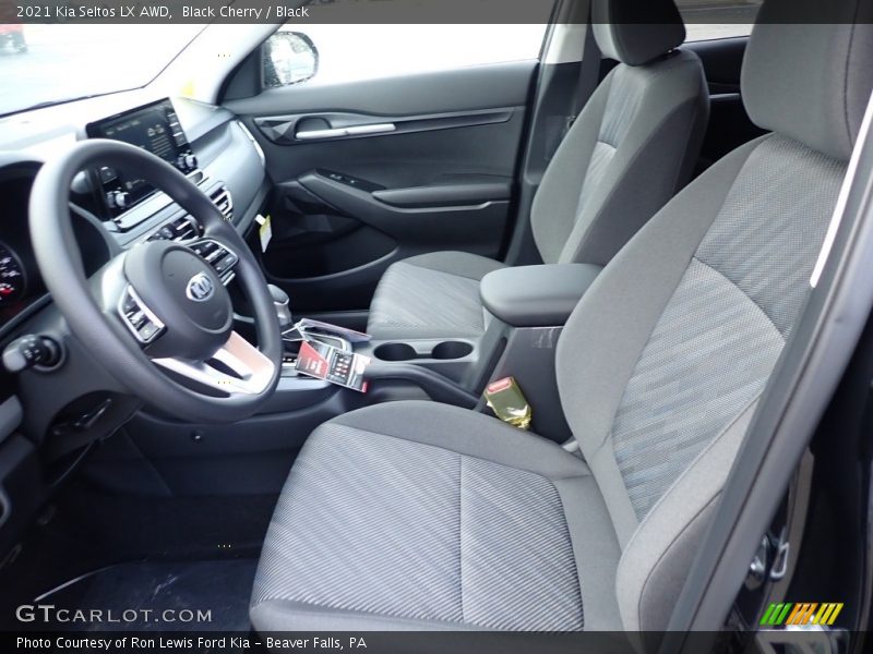 Black Cherry / Black 2021 Kia Seltos LX AWD