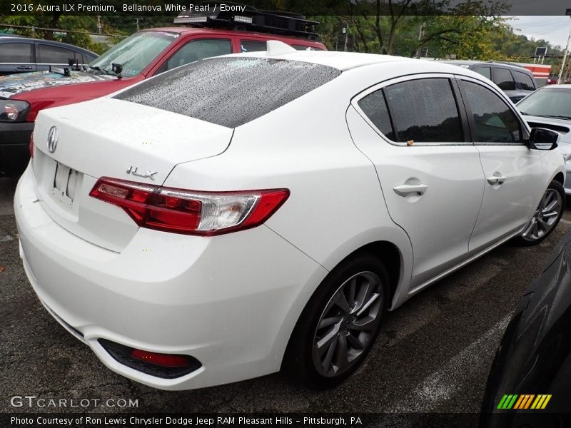 Bellanova White Pearl / Ebony 2016 Acura ILX Premium