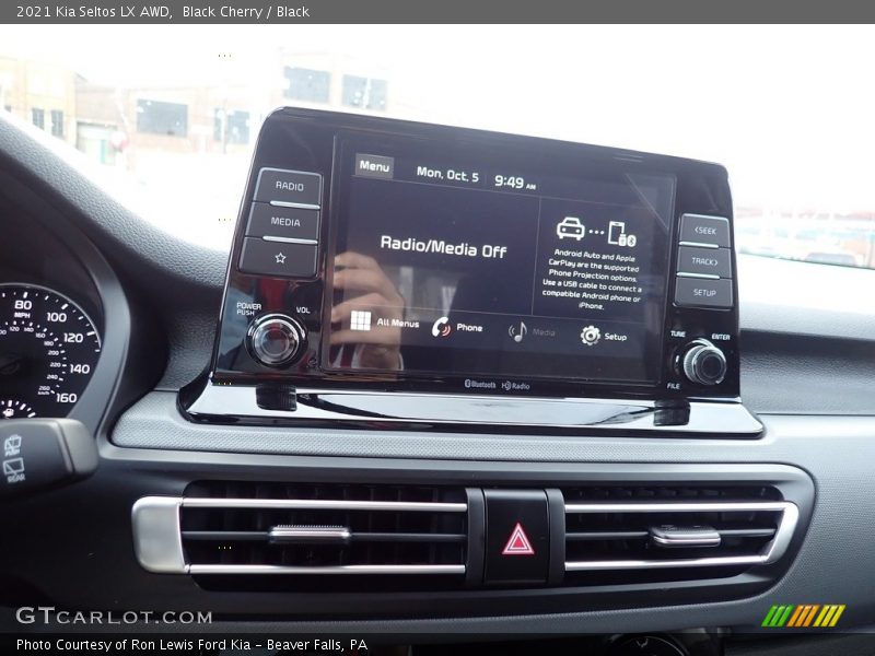 Black Cherry / Black 2021 Kia Seltos LX AWD