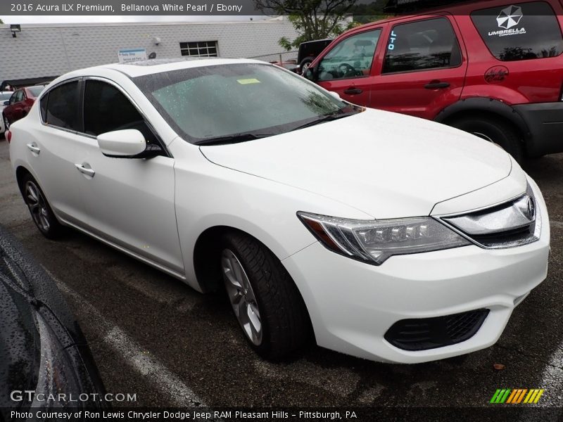 Bellanova White Pearl / Ebony 2016 Acura ILX Premium