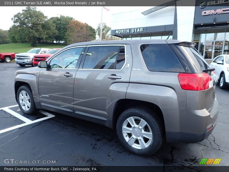 Mocha Steel Metallic / Jet Black 2011 GMC Terrain SLE AWD
