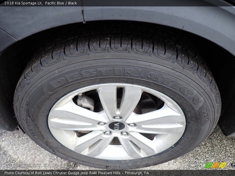 Pacific Blue / Black 2018 Kia Sportage LX