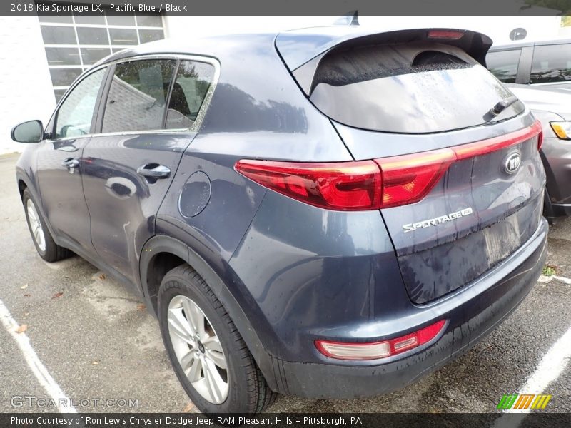 Pacific Blue / Black 2018 Kia Sportage LX