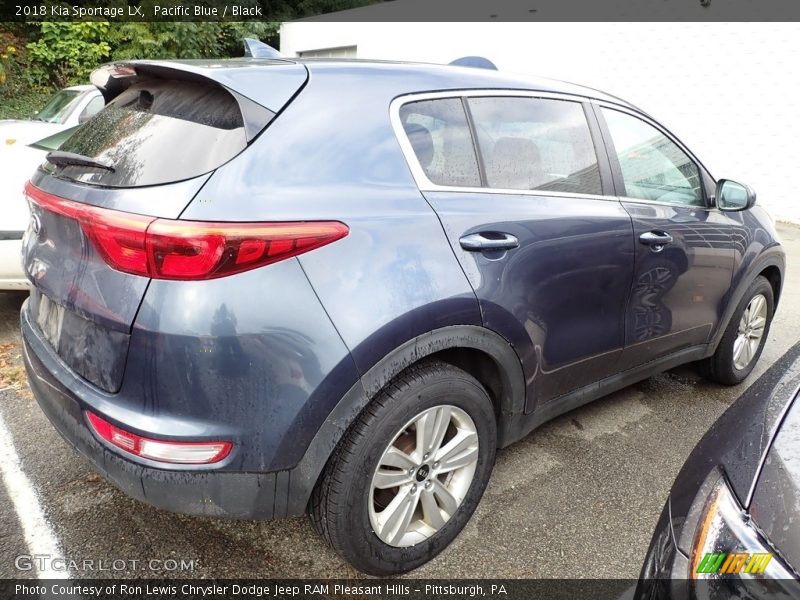 Pacific Blue / Black 2018 Kia Sportage LX