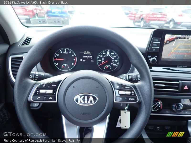 Black Cherry / Black 2021 Kia Seltos LX AWD