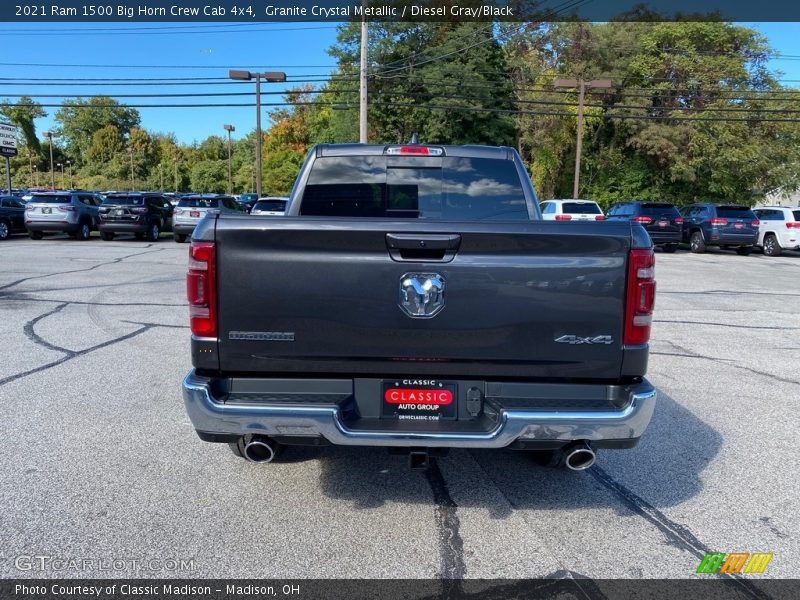 Granite Crystal Metallic / Diesel Gray/Black 2021 Ram 1500 Big Horn Crew Cab 4x4