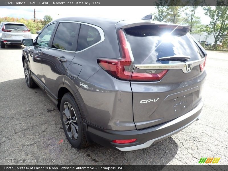 Modern Steel Metallic / Black 2020 Honda CR-V EX AWD
