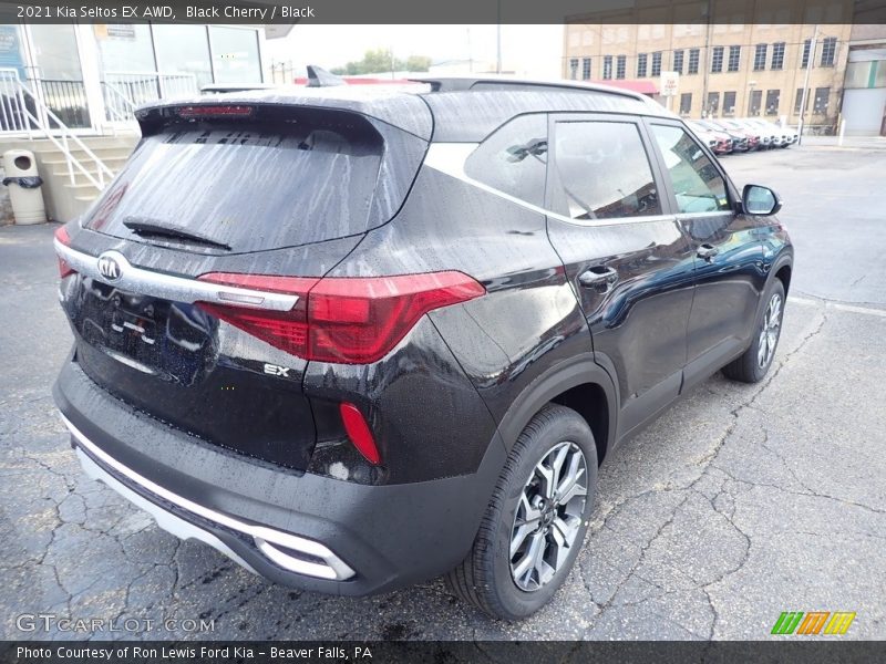 Black Cherry / Black 2021 Kia Seltos EX AWD