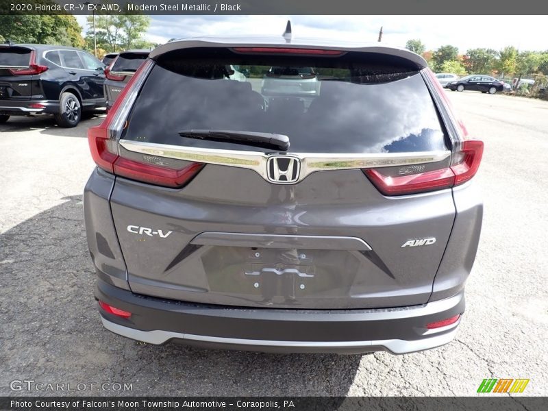 Modern Steel Metallic / Black 2020 Honda CR-V EX AWD