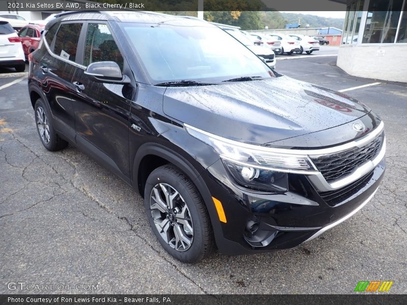 Black Cherry / Black 2021 Kia Seltos EX AWD