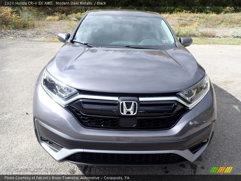 Modern Steel Metallic / Black 2020 Honda CR-V EX AWD