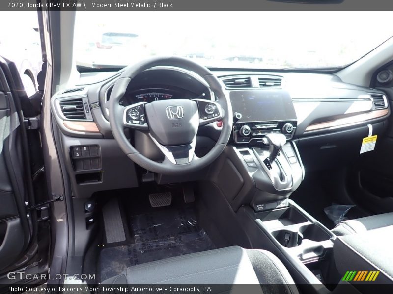 Modern Steel Metallic / Black 2020 Honda CR-V EX AWD