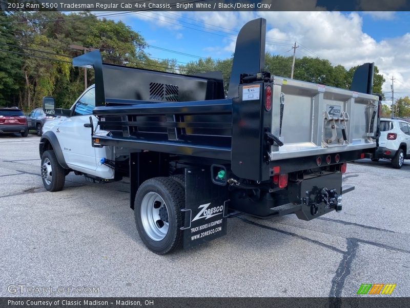 Bright White / Black/Diesel Gray 2019 Ram 5500 Tradesman Regular Cab 4x4 Chassis