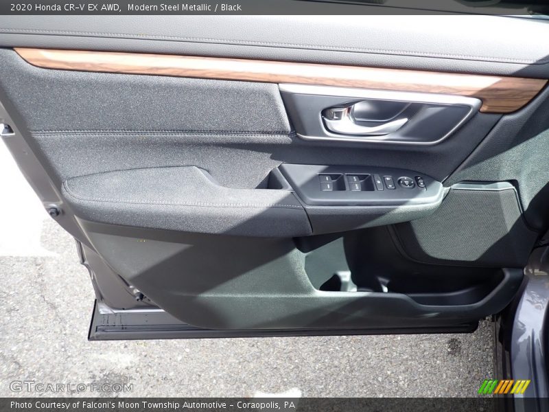 Modern Steel Metallic / Black 2020 Honda CR-V EX AWD