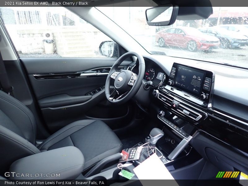Black Cherry / Black 2021 Kia Seltos EX AWD