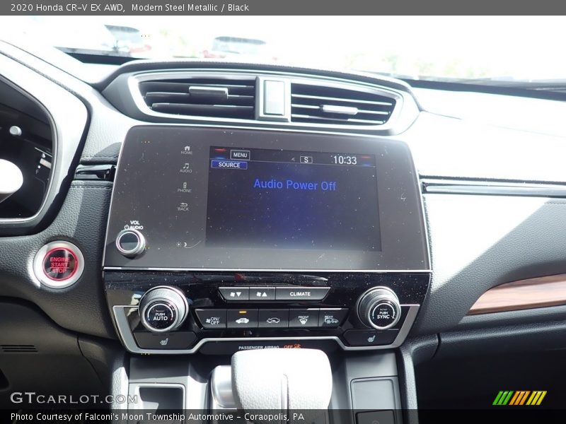 Modern Steel Metallic / Black 2020 Honda CR-V EX AWD
