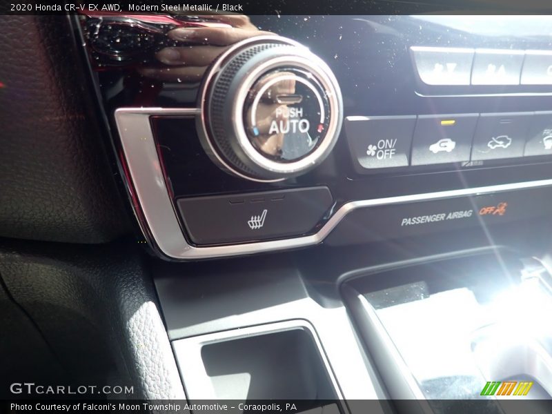 Modern Steel Metallic / Black 2020 Honda CR-V EX AWD