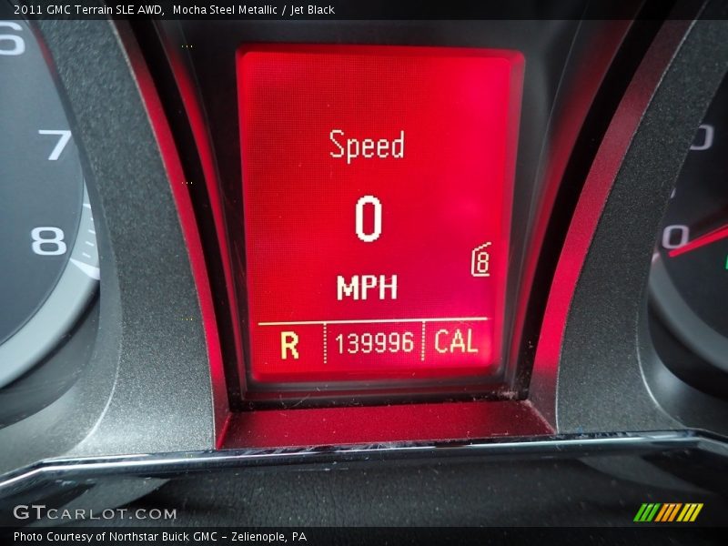 Mocha Steel Metallic / Jet Black 2011 GMC Terrain SLE AWD