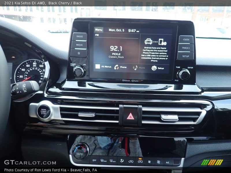 Black Cherry / Black 2021 Kia Seltos EX AWD