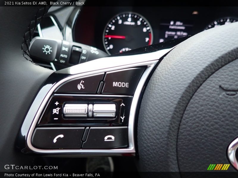 Black Cherry / Black 2021 Kia Seltos EX AWD