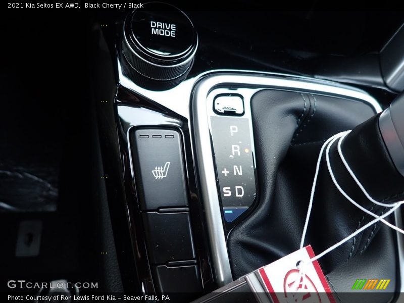 Black Cherry / Black 2021 Kia Seltos EX AWD