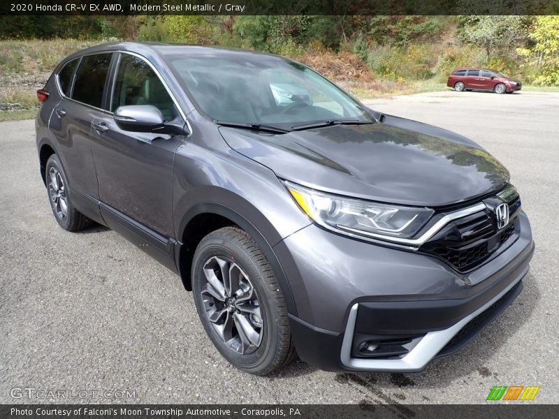 Modern Steel Metallic / Gray 2020 Honda CR-V EX AWD