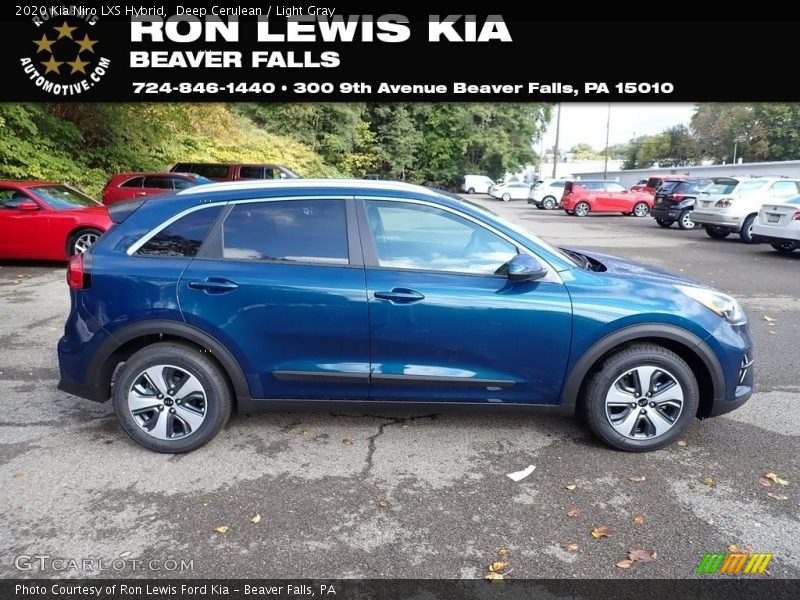 Deep Cerulean / Light Gray 2020 Kia Niro LXS Hybrid