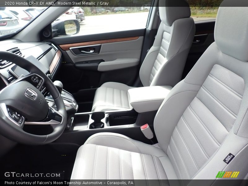 Modern Steel Metallic / Gray 2020 Honda CR-V EX AWD
