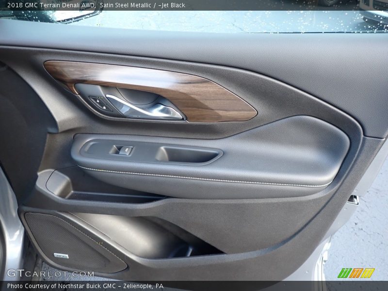 Satin Steel Metallic / ­Jet Black 2018 GMC Terrain Denali AWD