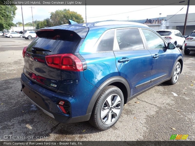 Deep Cerulean / Light Gray 2020 Kia Niro LXS Hybrid