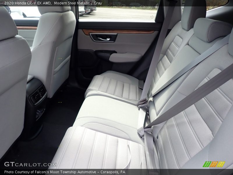 Modern Steel Metallic / Gray 2020 Honda CR-V EX AWD